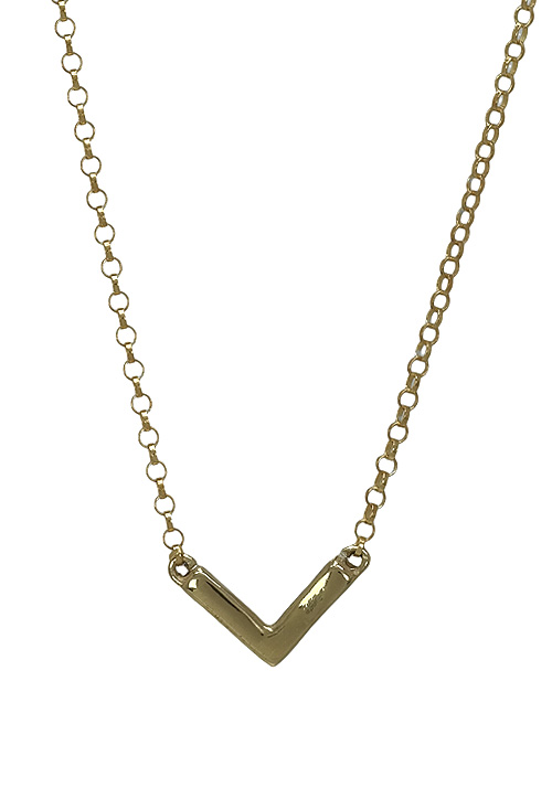 Gargantilla de plata chapada modelo V 266_024709-2-1