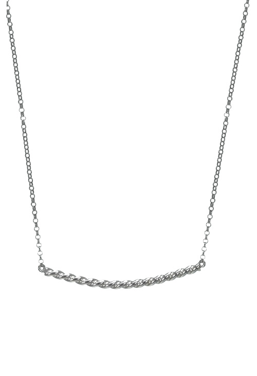 Gargantilla plata de ley espiral 266_024754-1-1 Gargantilla de plata de ley espiral 266_024754-1-1