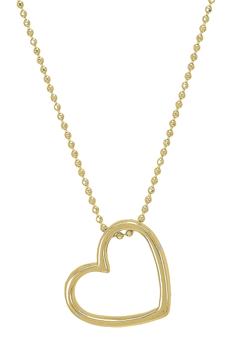 Gargantilla de plata chapada motivo corazón 266_024505-2-1