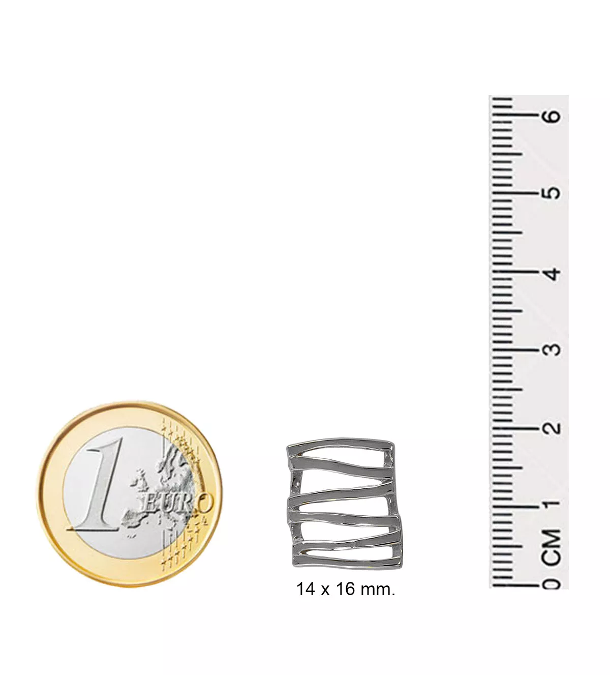 Pendientes de plata cercado irregular 266_014638-1-1 Pendientes de plata cercado irregular 266_014638-1-1 - Imagen 4