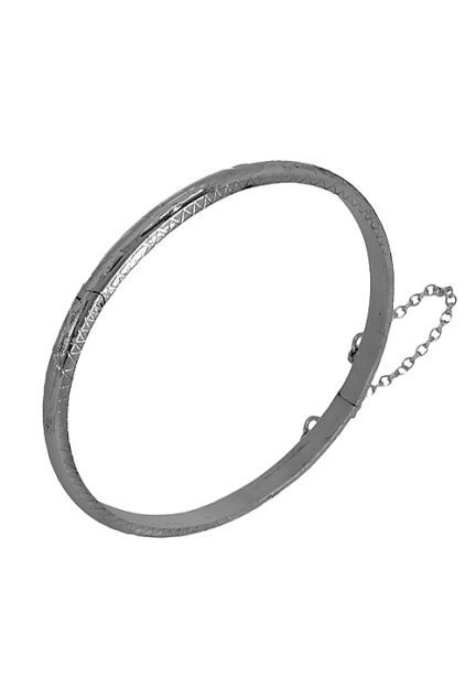 Pulsera de plata de ley rígida 240_AT-31