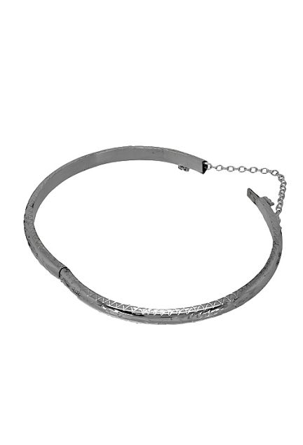 Pulsera de plata de ley rígida 240_AT-31-1