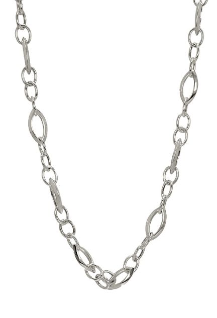 cadena plata ley eslabones combinados almendrados y asas 200_10165-2G