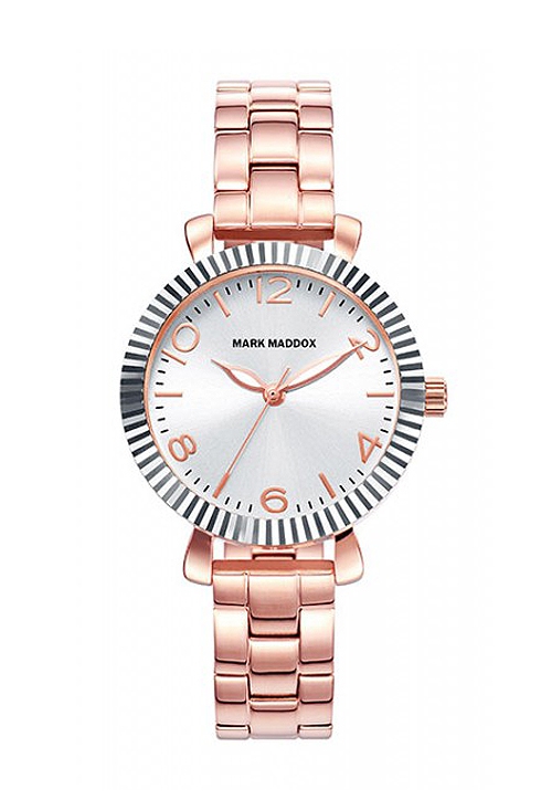 Reloj Mark Maddox Pink Gold acero chapado rosa 145_MM7016-13