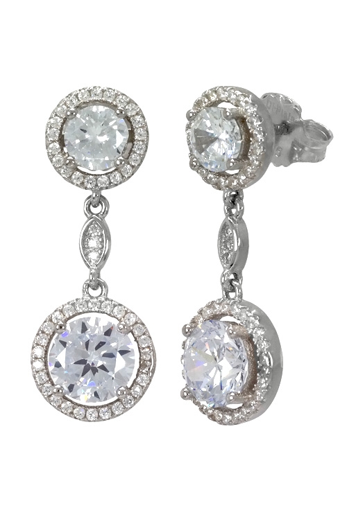 Pendientes largos plata ley para novia 280_2021969 Pendientes largos plata ley para novia a precios baratos 280_2021969 -a-precios-baratos