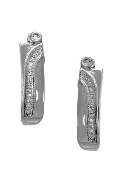 Pendientes para mujer de plata con circonitas 280_2021461
