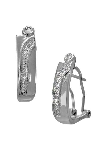 Pendientes para mujer de plata con circonitas Joyas de mujer a precios baratos