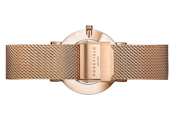 Reloj Rosefield Tribeca en acero chapado color oro rosa 283_TWR-T50-1