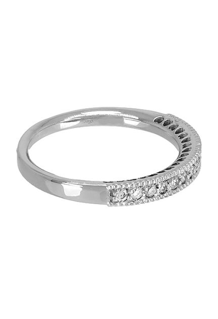 anillo compromiso media alianza oro blanco 18 ktes y brillantes vista lateral derecha 065-264-00-02