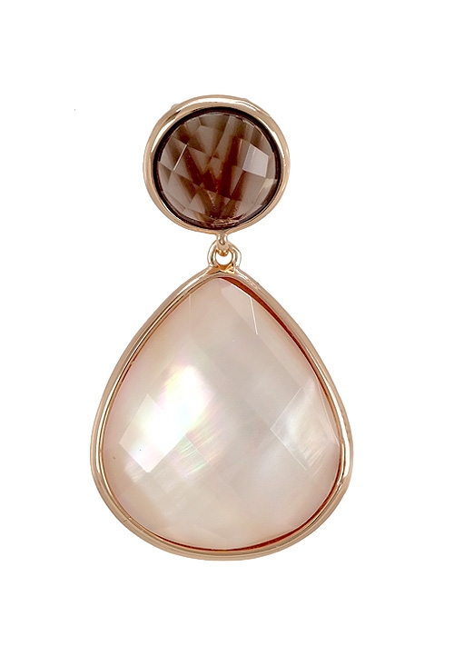 Colgante para mujer en plata con cuarzo ahumado y nácar 252_BP2485-CZAH-NACAR Colgante para mujer en plata con cuarzo ahumado y nácar a precios baratos 252_BP2485-CZAH-NACAR joyas en plata de ley