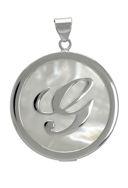 INICIAL G DE PLATA Y NÁCAR venta online de joyas para mujer a precios baratos 260_138055-G
