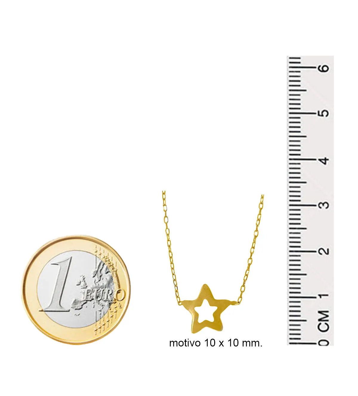 Gargantilla de oro 18K motivo estrella 030_EC-64-CAD gargantilla-de-oro-estrella-030-ec-64-cad foto medidas