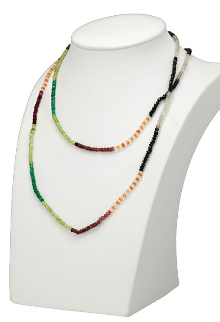 joyas para mujer, collar con piedras de cuarzo facetadas de colores venta online 037_F16-15