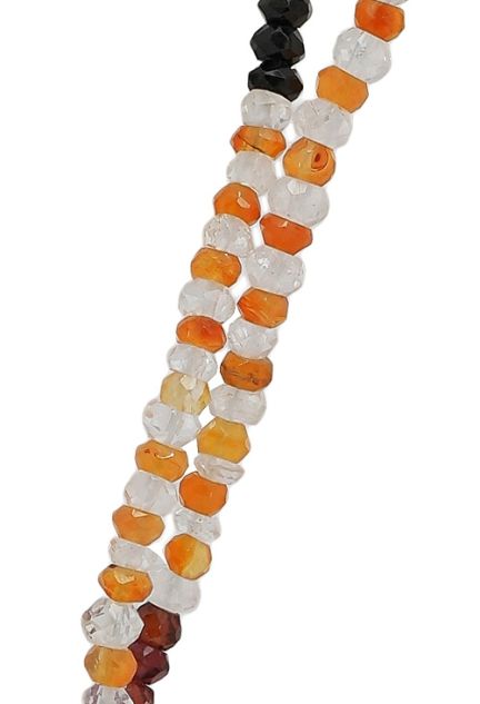 joyas para mujer, collar con piedras de cuarzo facetadas de colores a precios baratos 037_F16-15