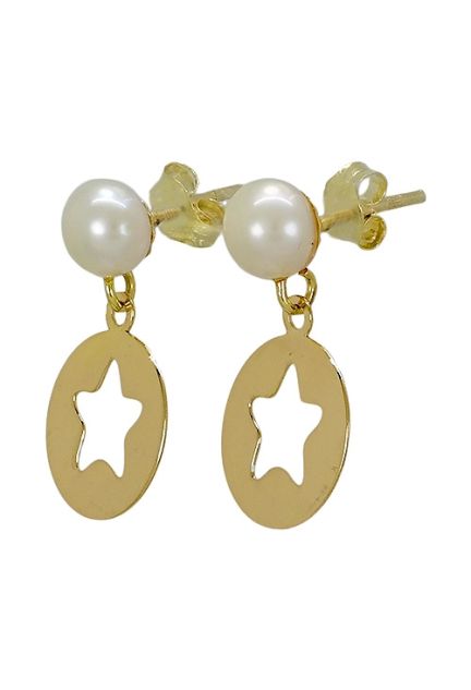 pendientes oro y perla para mujer 030_2636 venta online a precios baratos