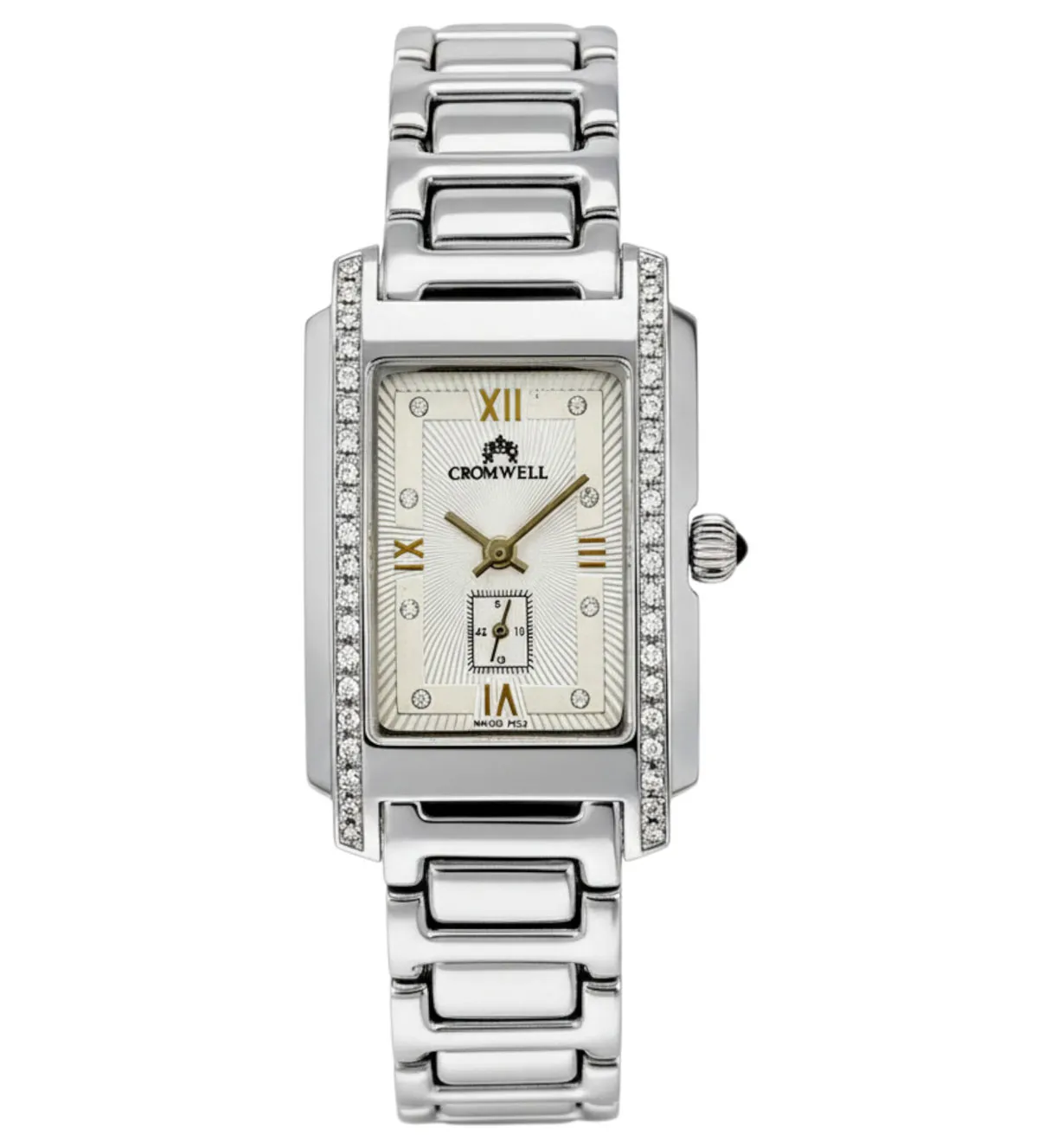Reloj de oro blanco y diamantes 18 Ktes Cromwell 095_393595 reloj de oro blanco 18k con brillantes marca cromwell para mujer 095_393595_01