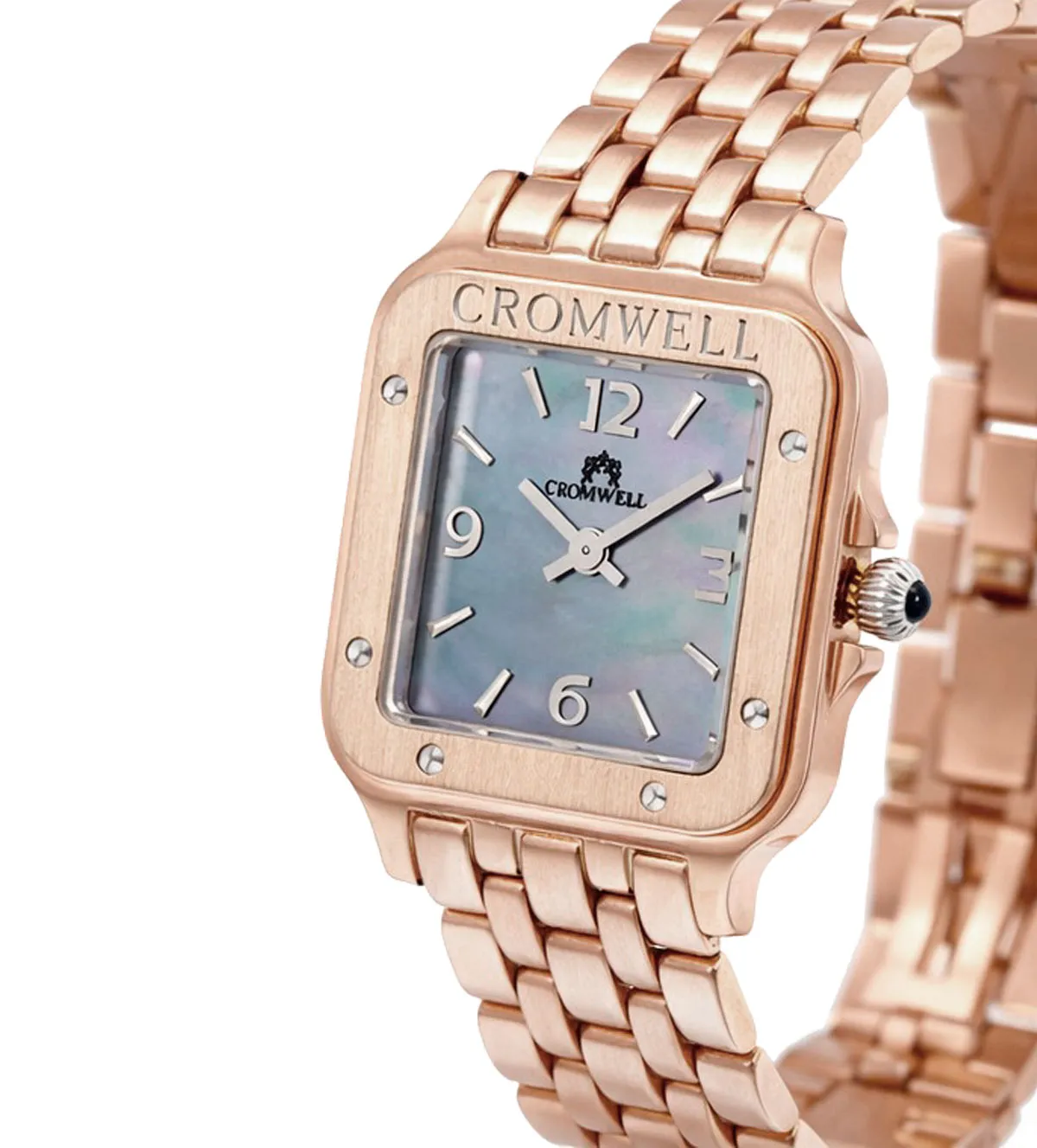 Reloj de oro rosa 18 Ktes Cromwell 095_416180 reloj de oro rosa 18 ktes con esfera de nacar gris marca CROMWELL 095_416180_03