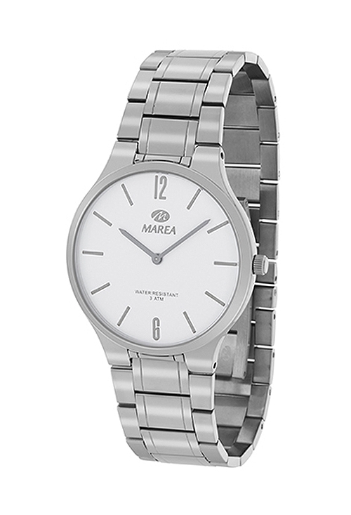Reloj Marea con caja y correa en acero B54089-4