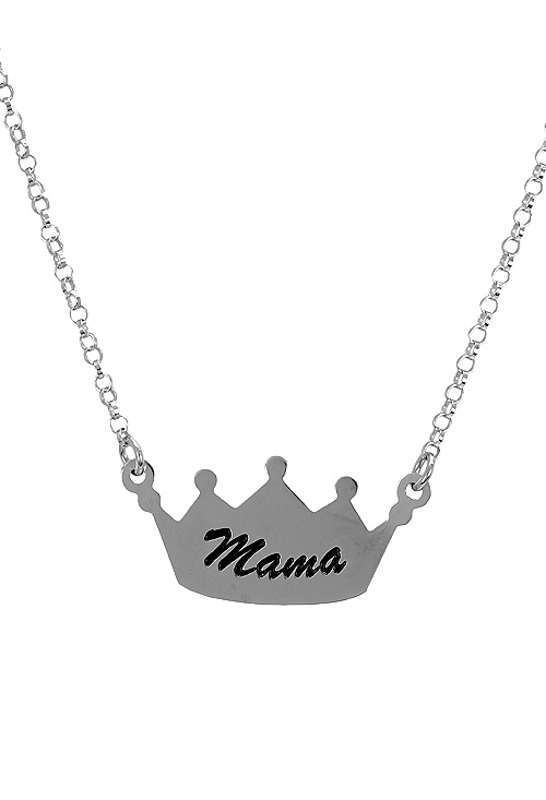 gargantilla dia de la madre corona con grabado mama foto 2 266_025562-1-1_01