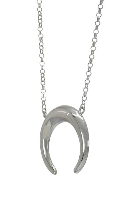 gargantilla plata de ley motivo media luna vista lateral 266_025046-1-1