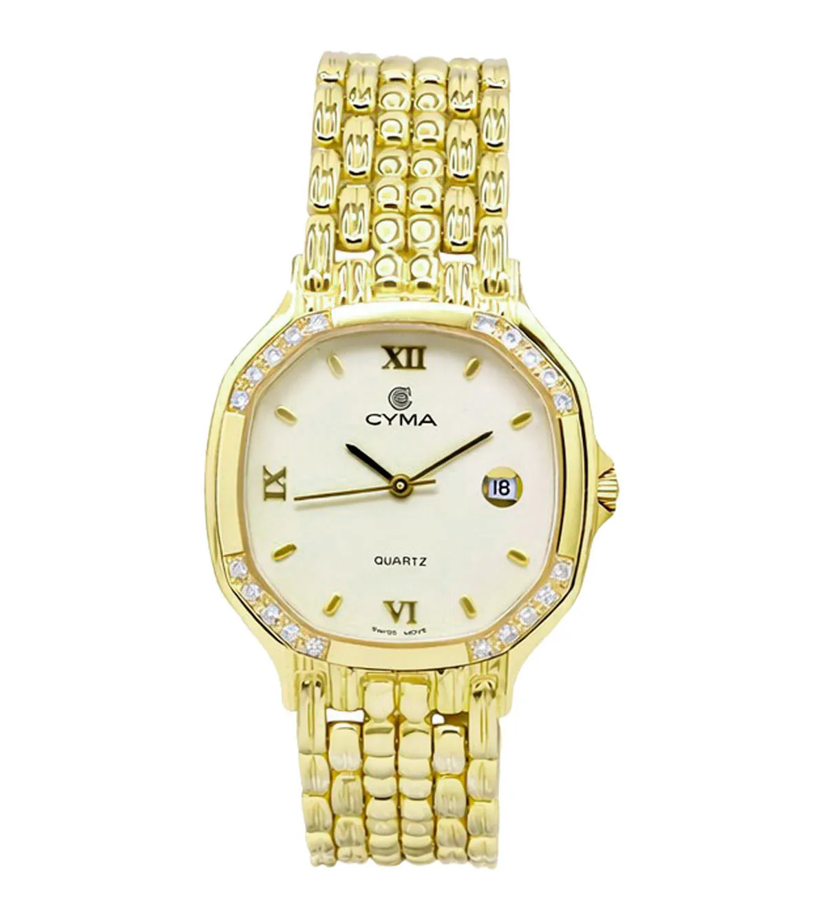 Reloj de oro 18k y diamantes CYMA 231_1824737 reloj de oro 18k con brillantes para mujer marca CYMA 231_1824737
