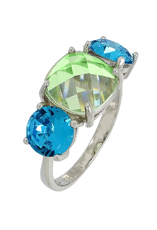 sortija de plata con cuarzos de colores azules y verdes vista oblicua 280_2010640_01