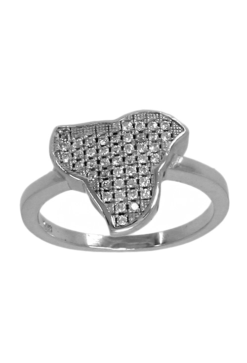 venta online de joyas de mujer en plata de ley Anillo con motivo triangular con circonitas a precio barato 037_E14-069