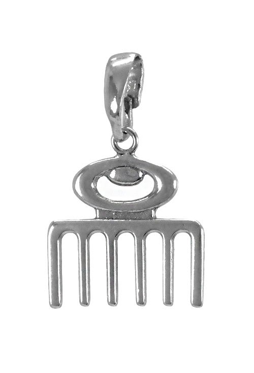 Colgante plata adinkra africano belleza colgante adinkra de la belleza plata de ley