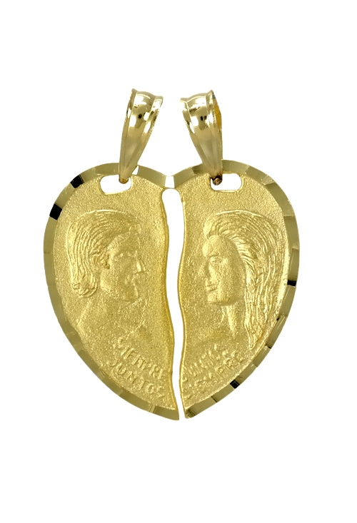 Los regalos que brillan bajo el muérdago: pendientes, collares y más para diciembre 2025 Corazón partido oro 18 ktes 085_4036