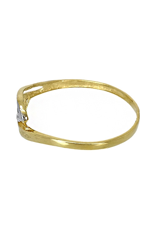 juego de oro bicolor 18 ktes para niñas de primera comunion 085_13528_02