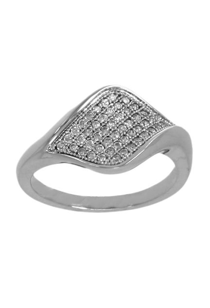 venta online de joyas de mujer en plata de ley anillo de plata con motivo rombo con circonitas 037_E14-057 a precio barato