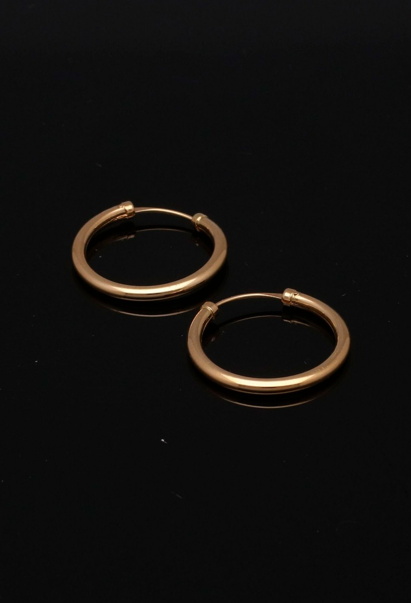 Pendientes de aro oro amarillo 18 ktes 030_1649-22 criollas oro amarillo 18 ktes foto sin recortes