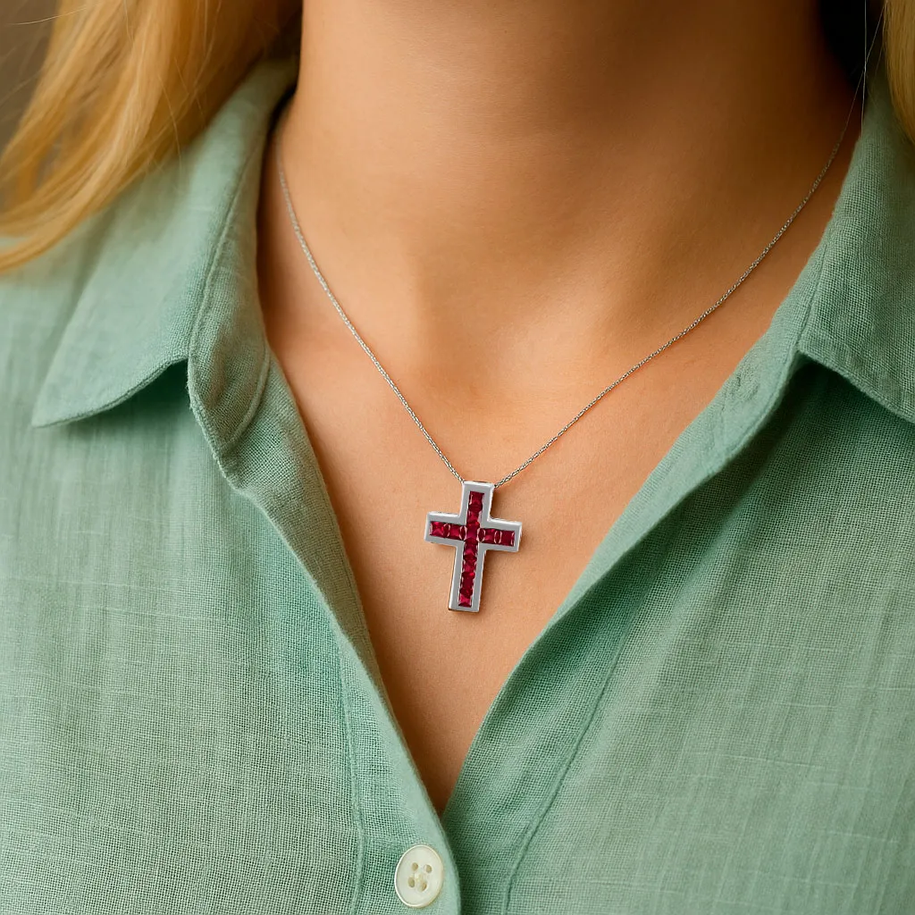 Cruz de oro blanco y rubíes 289_6661611CR cruz-de-oro-blanco-con-rubies-289_6661611cr. modelo