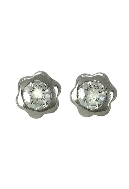 dormilonas pendientes oro blanco 9 ktes con circonita 019_9K4-03768-4B