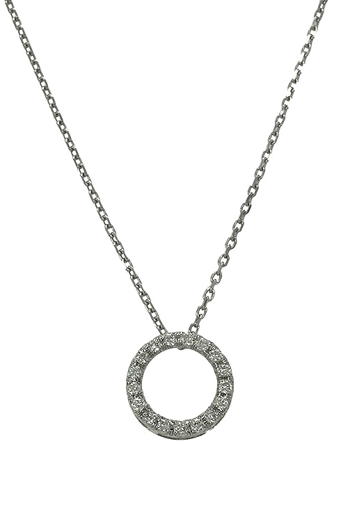 Gargantilla oro blanco motivo circular con diamantes 284_P010003748 gargantilla oro blanco 18 ktes y diamantes 284_P010003748