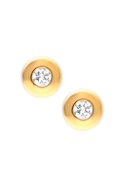 chatones planos oro 18 ktes para bebe foto frontal 234_2298