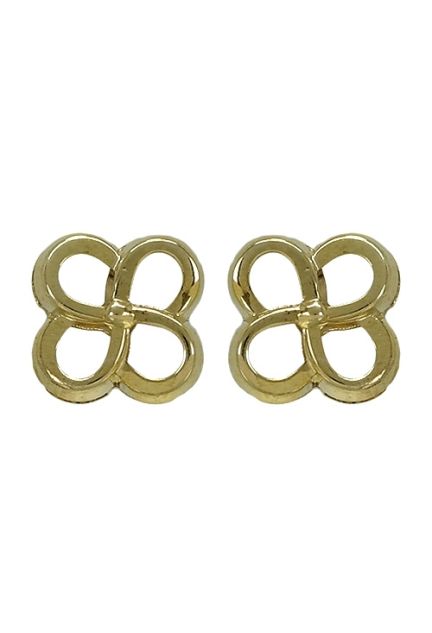pendientes oro amarillo forma de trebol 019_9K4-10299-2