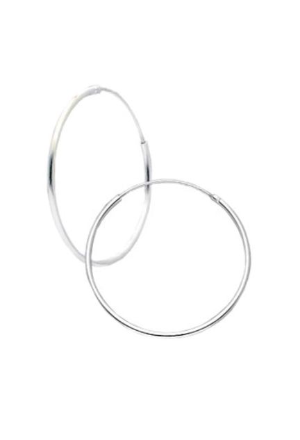 pendientes de aro chanela fina redonda de 1,50 mm y 30 mm de diámetro vista principal 240_ARO1.5-30