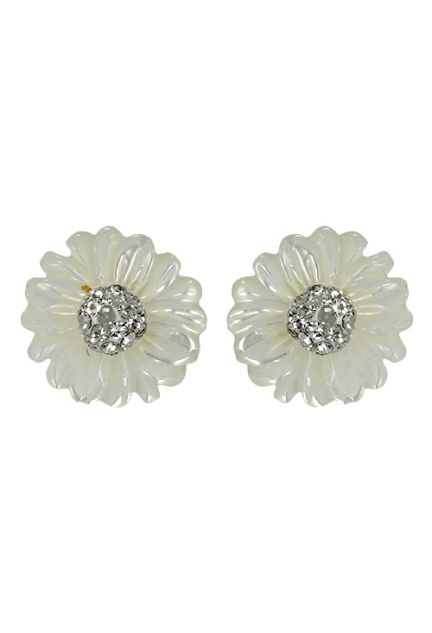 pendientes nacar y plata forma flor vista frontal 295_PPBR34285