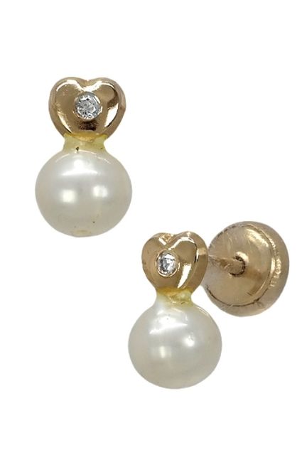 pendientes oro 9 kilates con perla y circonita motivo corazon vista cierre 292_9K14-Z911-0001_01