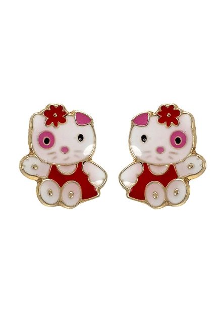 Pendientes oro 9 ktes para niña 292_9K14-911-3554 pendientes oro para niña esmaltados vista principal 292_9K14-911-3554