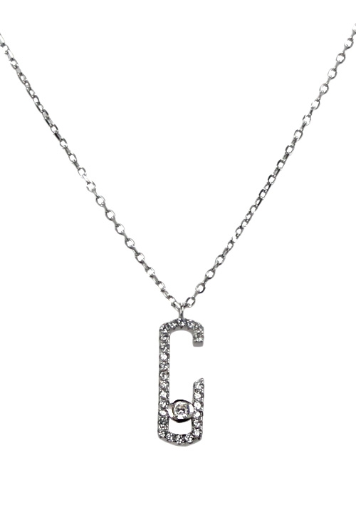 Gargantilla de plata con motivo con ciconitas