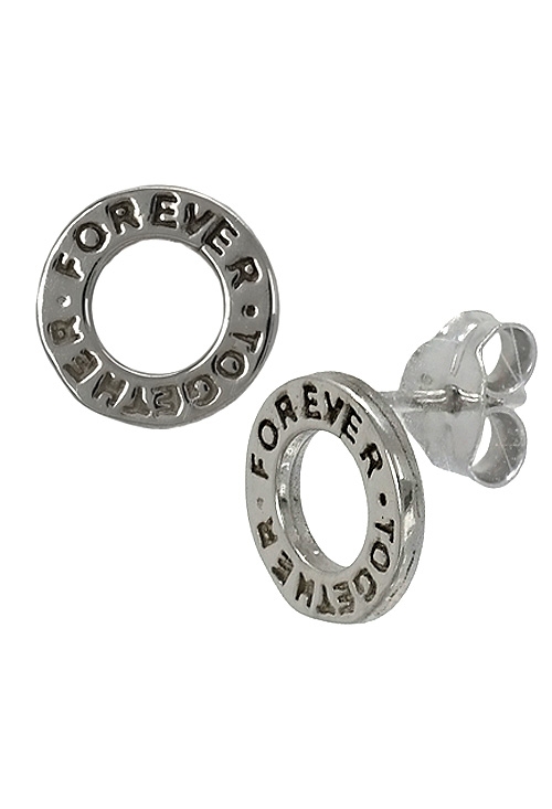 pendientes de plata circulares siempre juntos foto lateral 266_016043-1-1_01