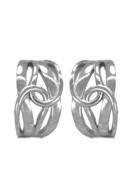 pendientes de plata hilos anudados vista frontal 280_2022268