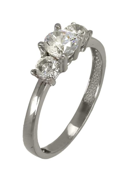 tresillo oro blanco con circonitas para mujer vista oblicua 243_177-01514