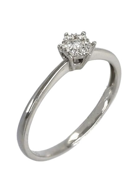 anillo de oro blanco 18 ktes con diamantes talla brillante 7 piedras que forman 1 sola vista oblicua 243_297-01716_01