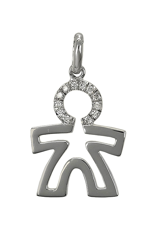 colgante oro blanco y diamantes santos inocentes vista frontal 243_286-00815