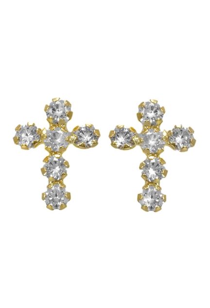 cruz de oro amarillo con circonitas vista frontal 030_2683-CIR