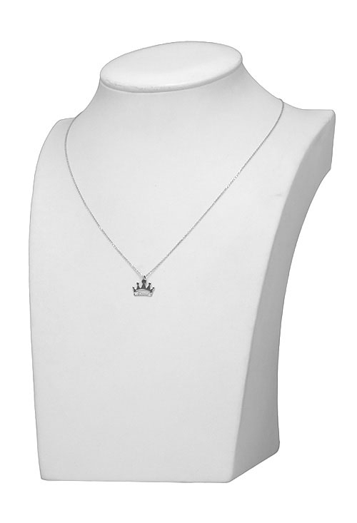 gargantilla oro blanco 18 ktes con diamantes motivo corona vista peto 301_026290_01