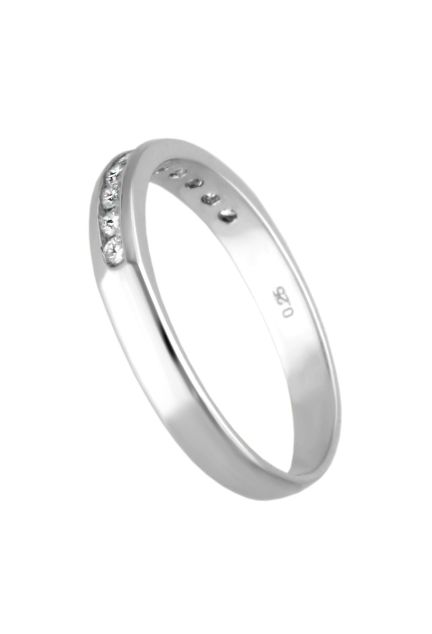 anillo de compromiso media alianza oro blanco 18 ktes y diamantes talla brillante vista lateral 243_245-00368_01